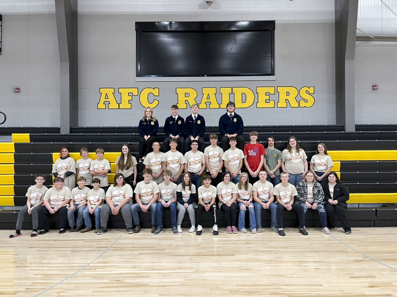 Kelly Vial and AFC FFA Chapter